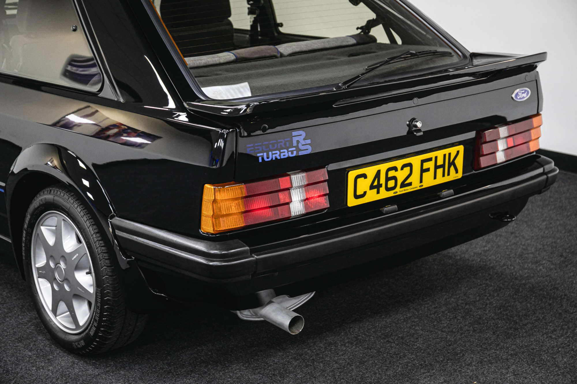 The Ford escort sold at the Silverstone Circuit