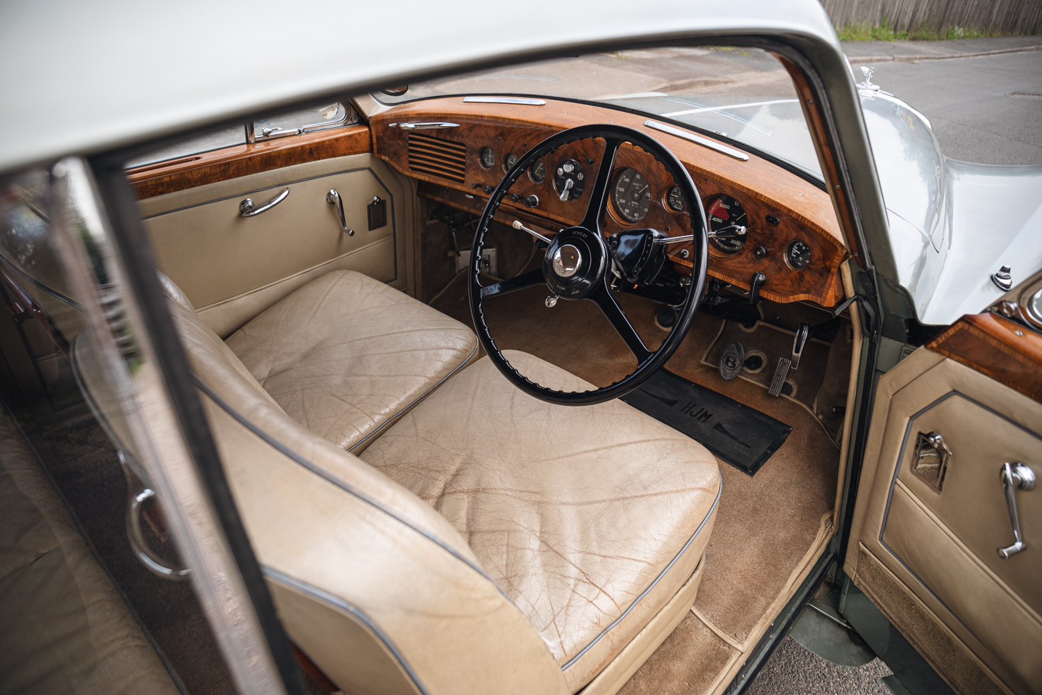 1955 Bentley R-Type Fastback Continental Coachwork by H.J. Mulliner Interior