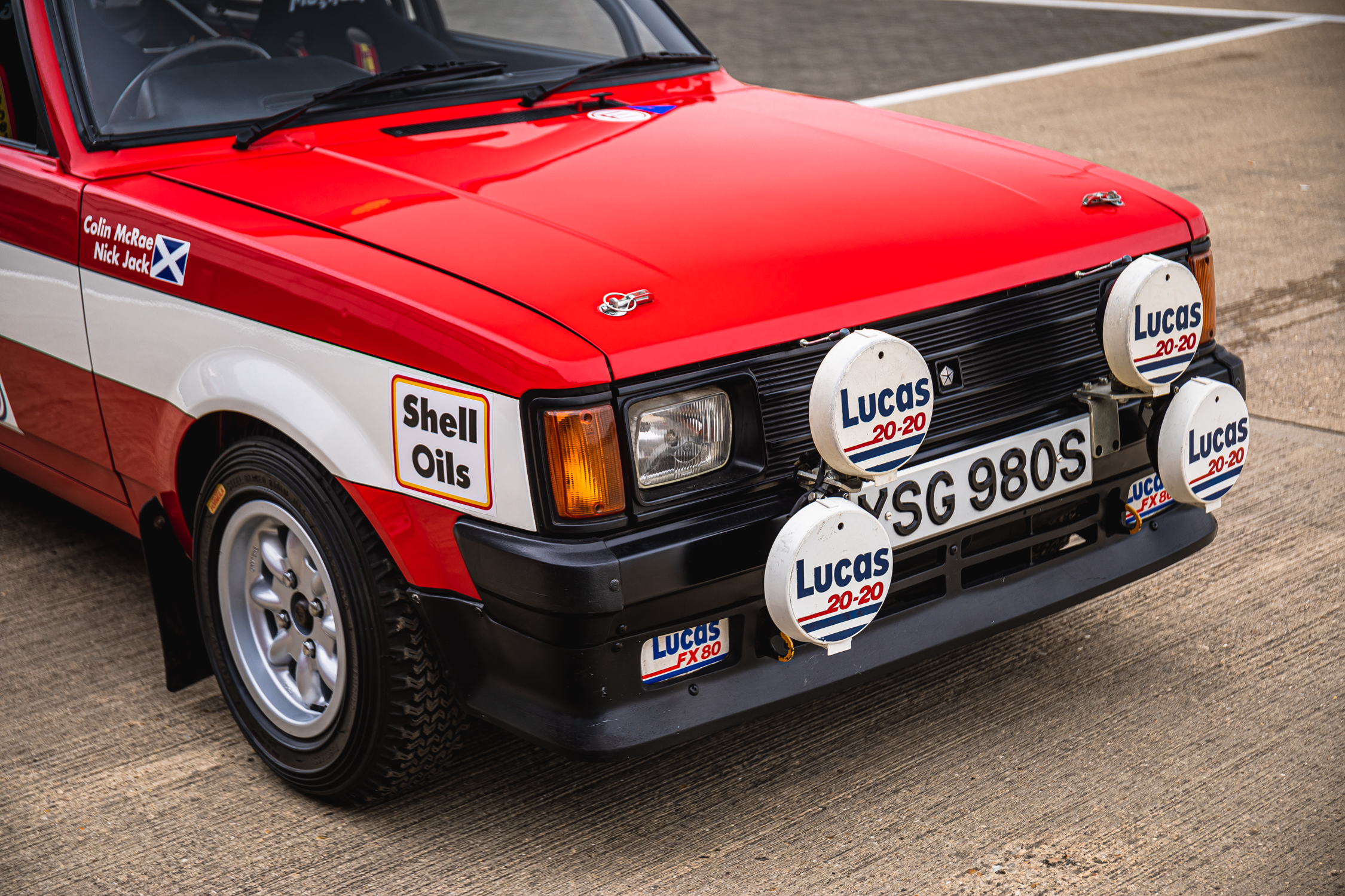 1977 Chrysler Sunbeam Ti Group A Rally Car Lights