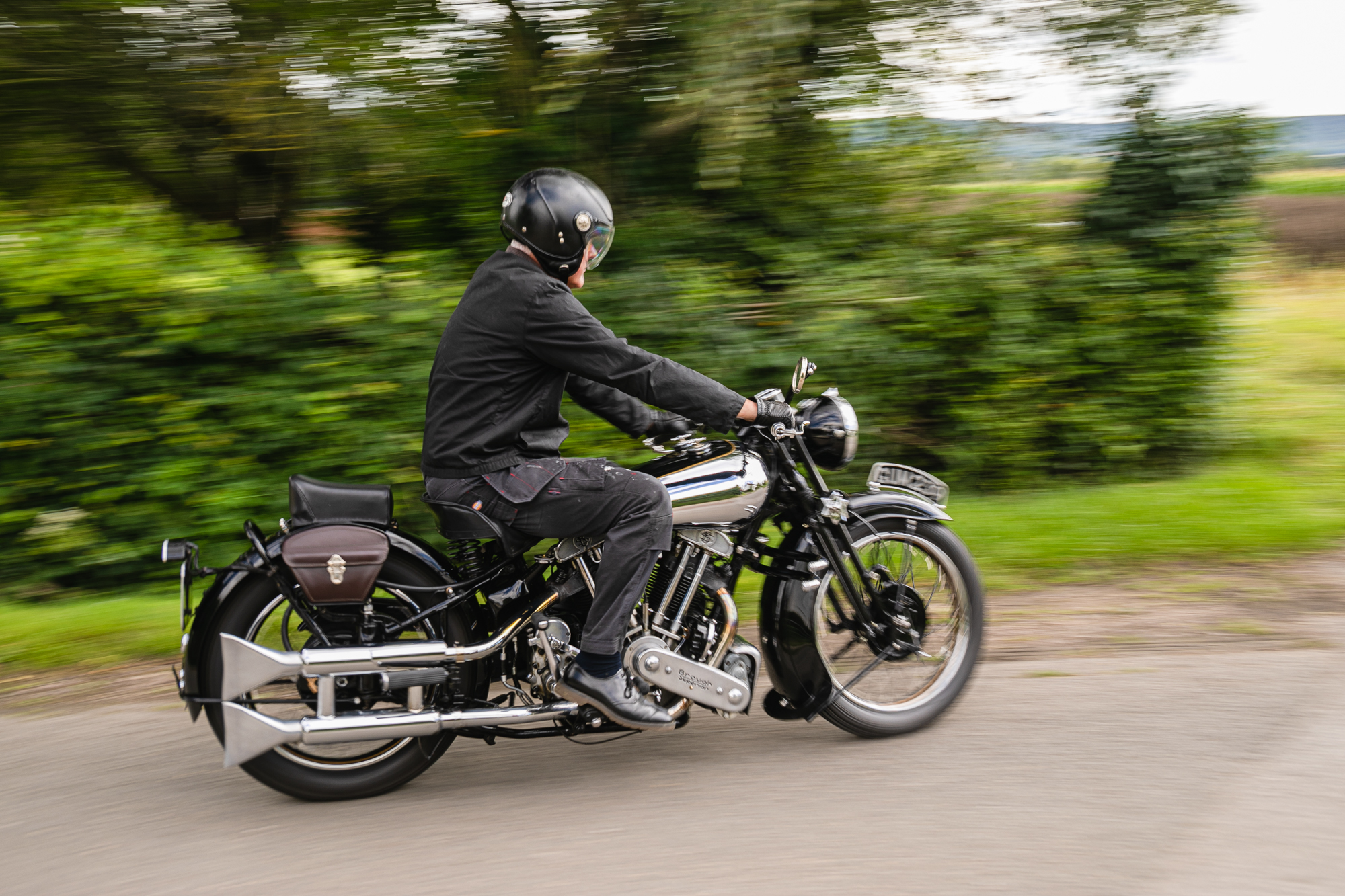 1938 Brough Superior SS100 ride