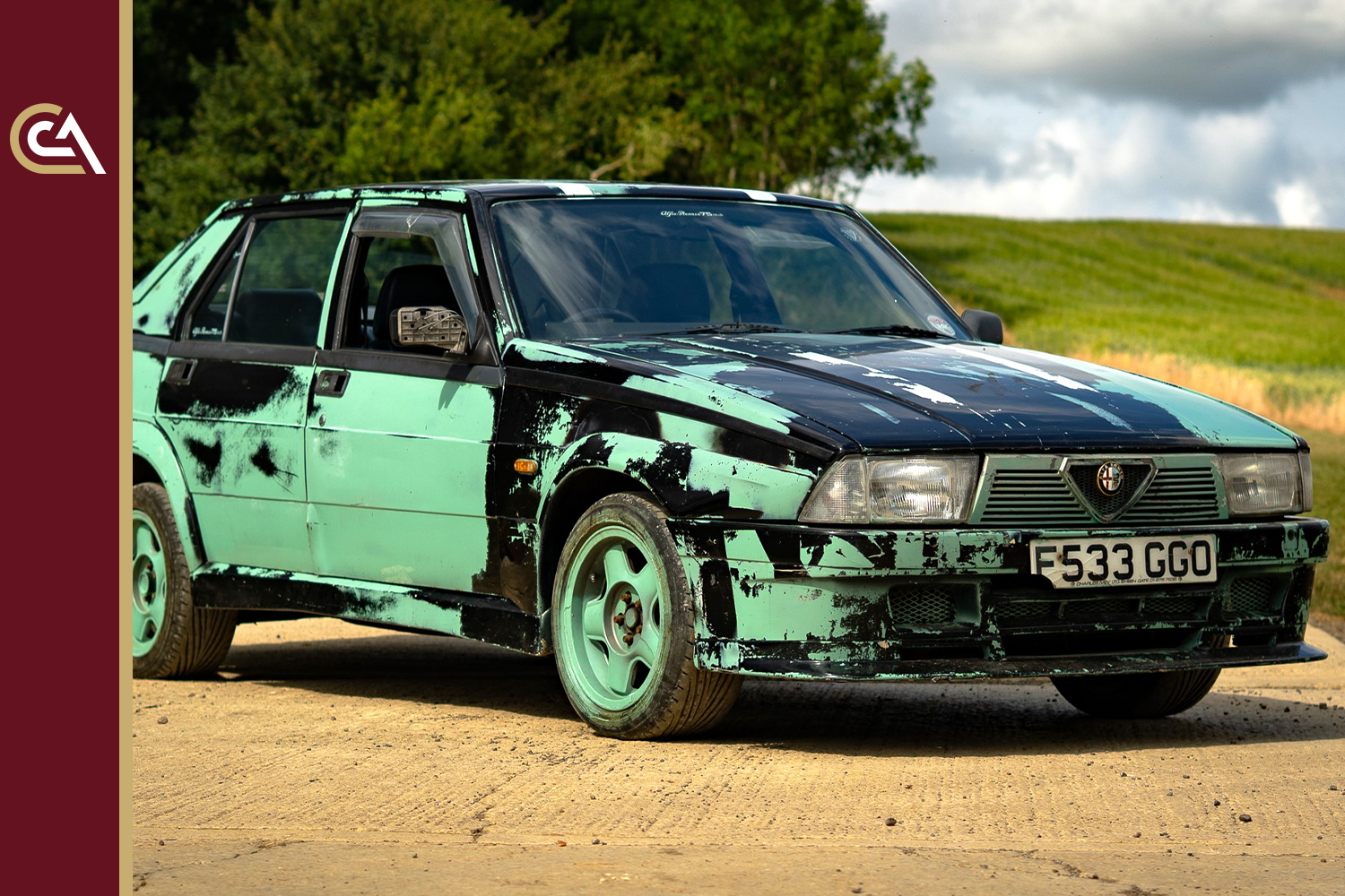 Alfa Romeo 75 driven by Jeremy Clarkson on Top Gear 