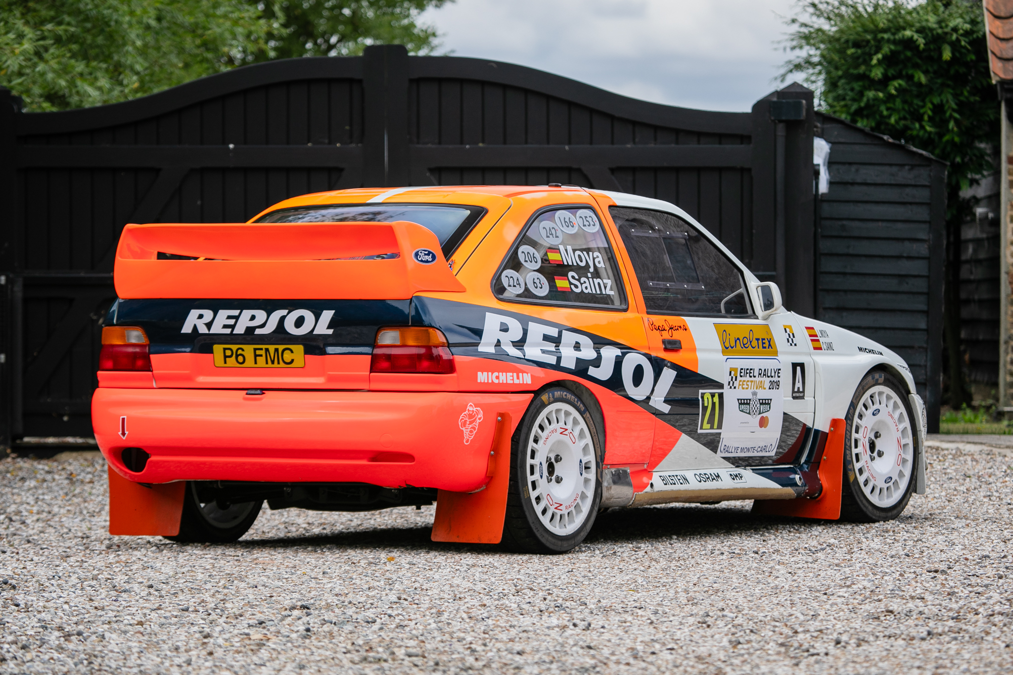 1997 Ford Escort WRC, driven by rally legends Carlos Sainz and Juha Kankkunen