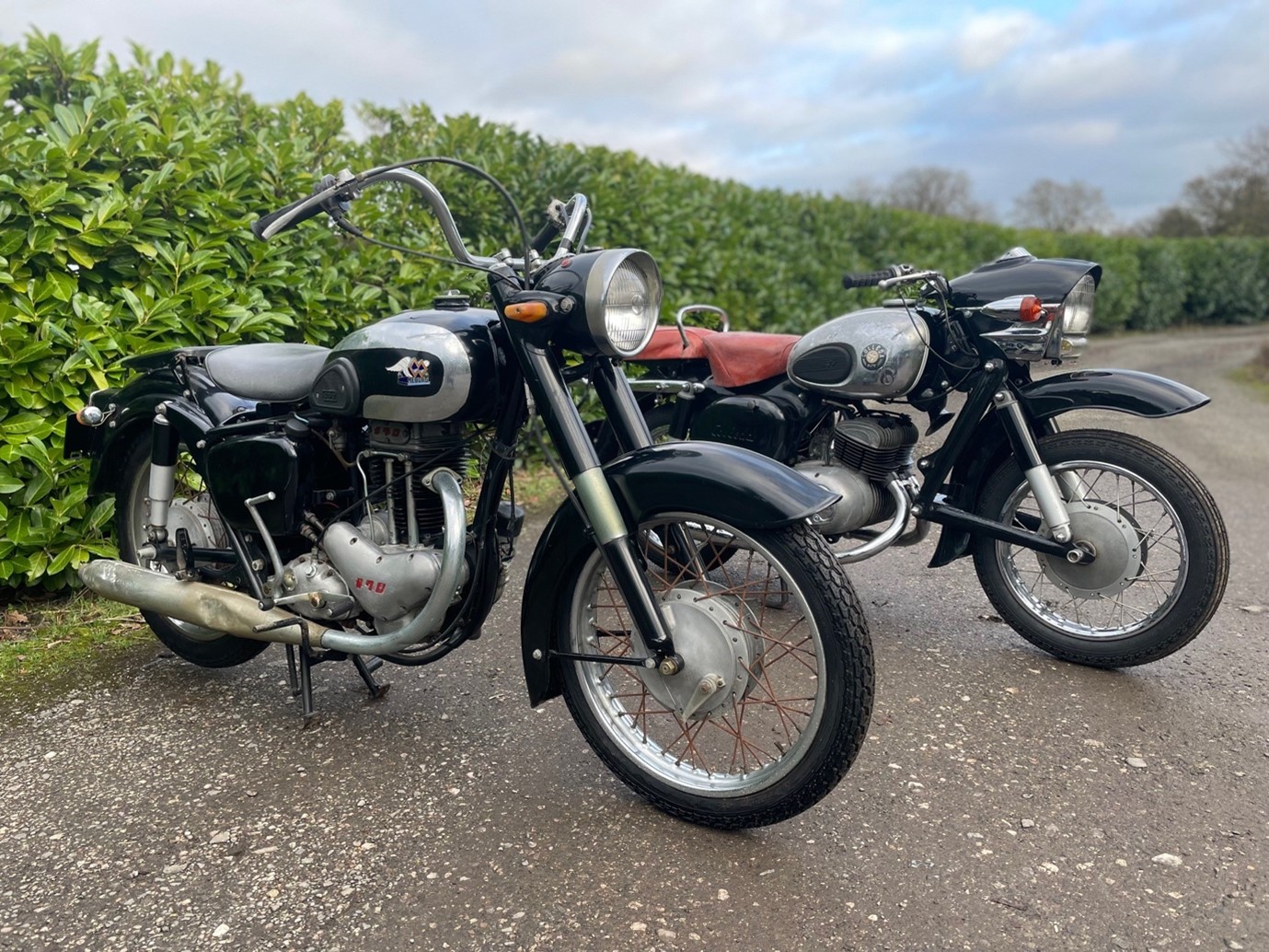  Two Exceptionally Rare Pioneer Japanese Motorcycles with Iconic Auctioneers
