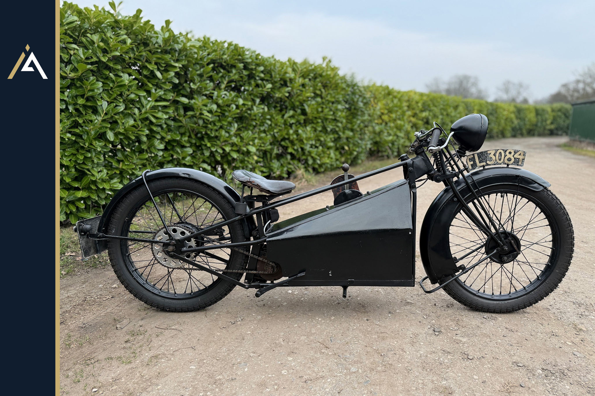 Believed to Be the Oldest Electric Motorcycle in Britain