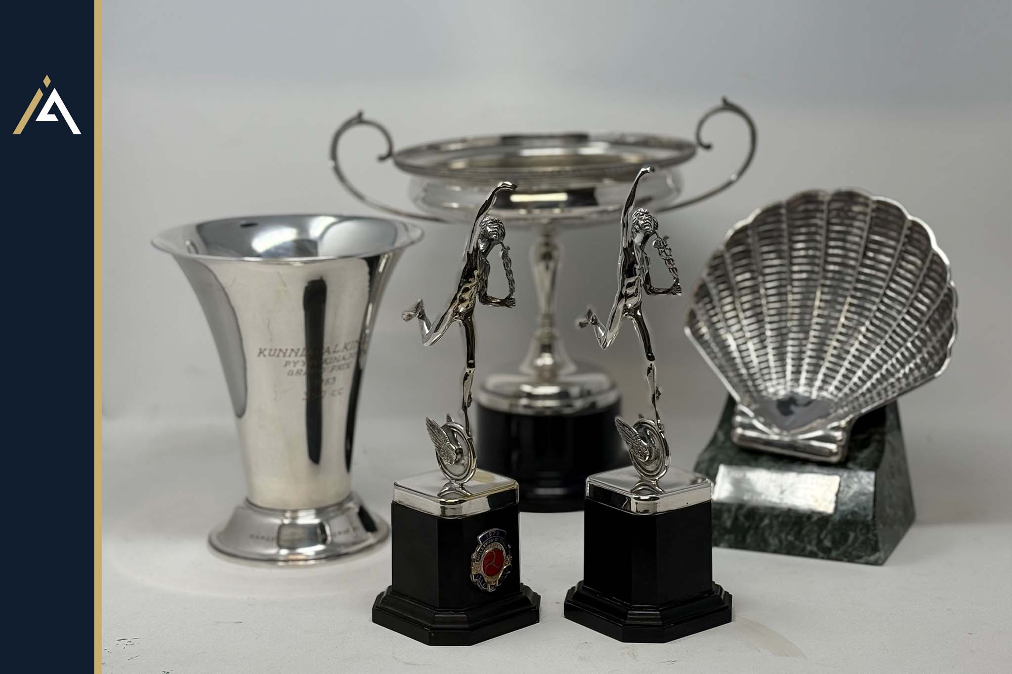 Mike Hailwood trophy collection for sale with Iconic Auctioneers 